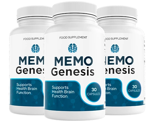 Three bottles of MemoGenesis